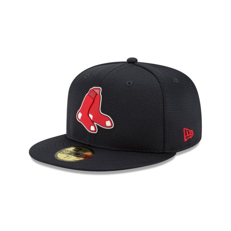 MLB Boston Red Sox Clubhouse Collection 59Fifty Fitted (COW7425) - Blue New Era Caps